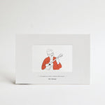 "Love Senses" Clear Film Postcards