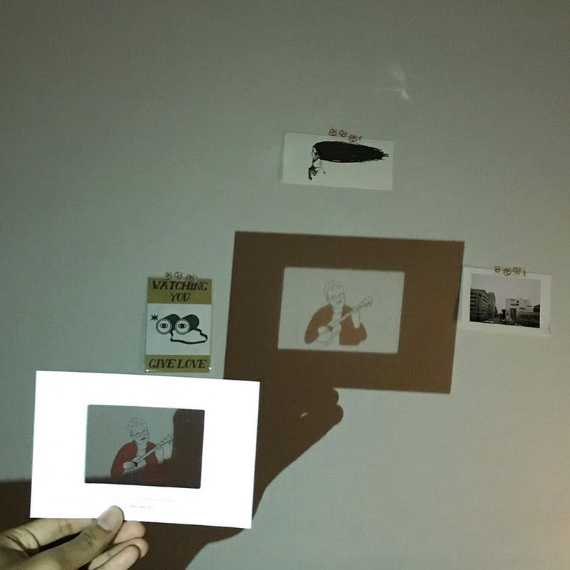 "Love Senses" Clear Film Postcards