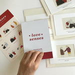 "Love Senses" Clear Film Postcards