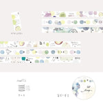 Liang Feng 8mm Washi Tape Set - Multi