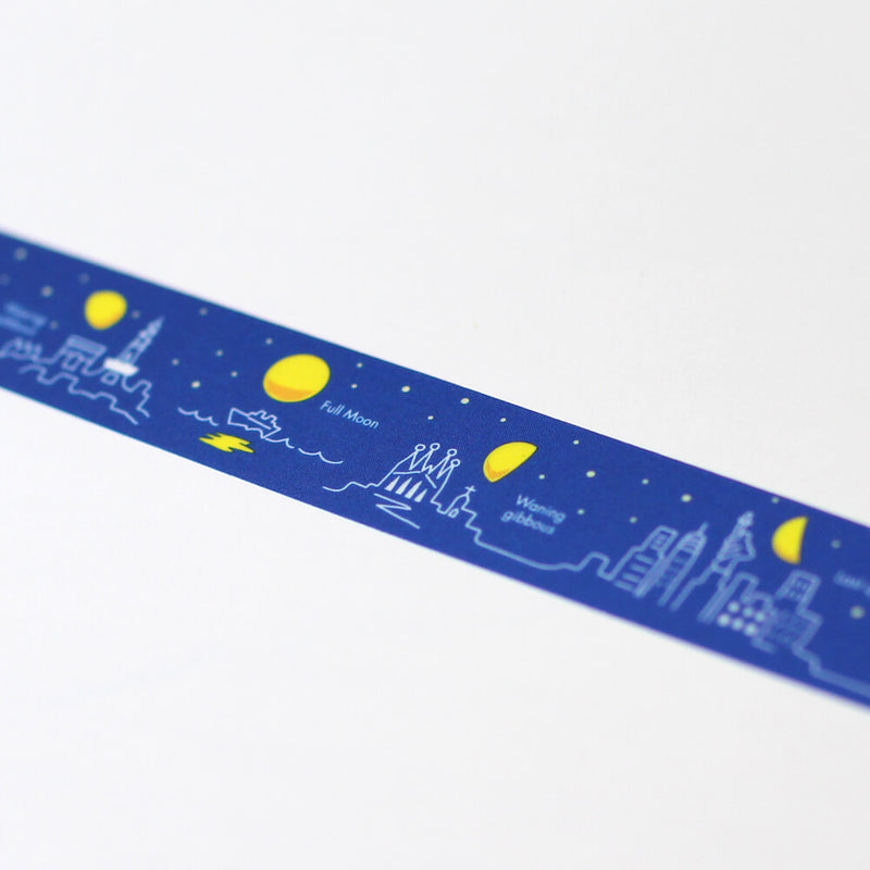Koyomi Seikatsu Washi Tape - Moon Phases