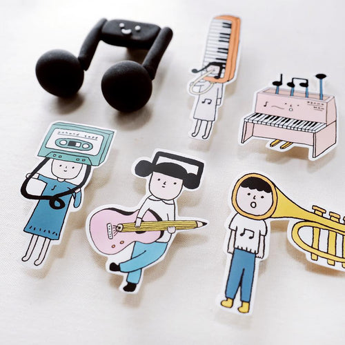 Yohand Studio Sticker Pack (3-9) Music Instruments