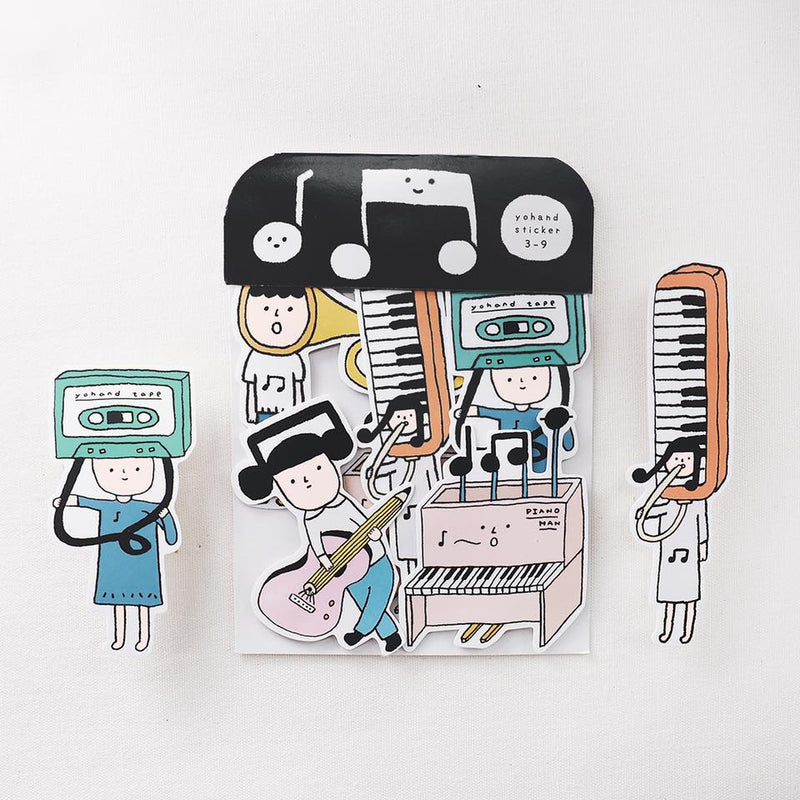 Yohand Studio Sticker Pack (3-9) Music Instruments