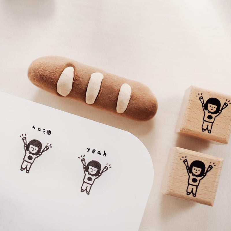 Yohand Studio Rubber Stamp - Cheer up / Add-Oil