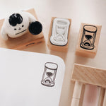 Yohand Studio Rubber Stamp - with Hourglass