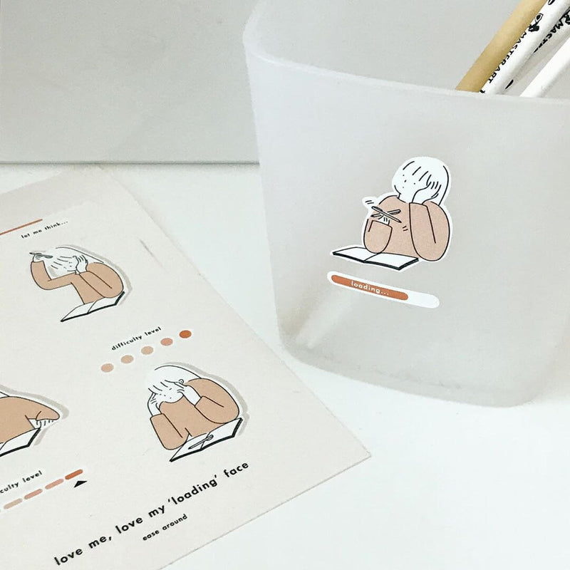 loading face Sticker Sheet