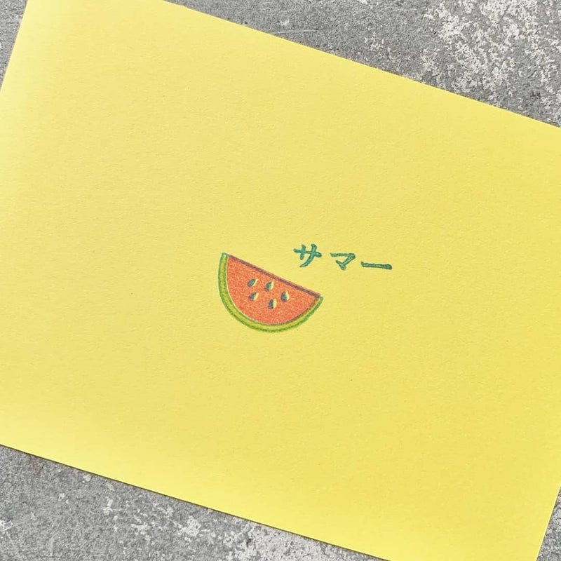 Mizushima JIZAI Clear Stamp Set - Fruit