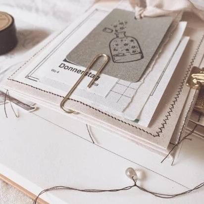 Collecting Stars Rubber Stamp