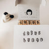 Yohand Studio Rubber Stamp Set - A Box of Numbers