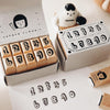Yohand Studio Rubber Stamp Set - A Box of Numbers