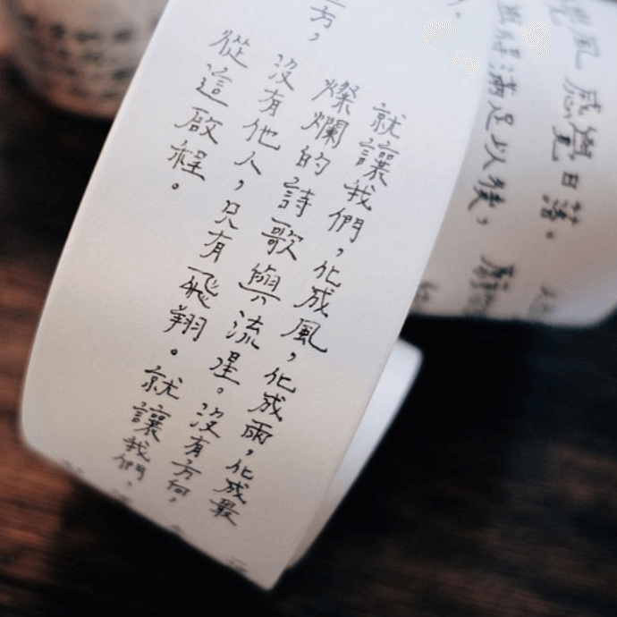 LDV Words Washi Tape: The Journal of the Solitude Trip
