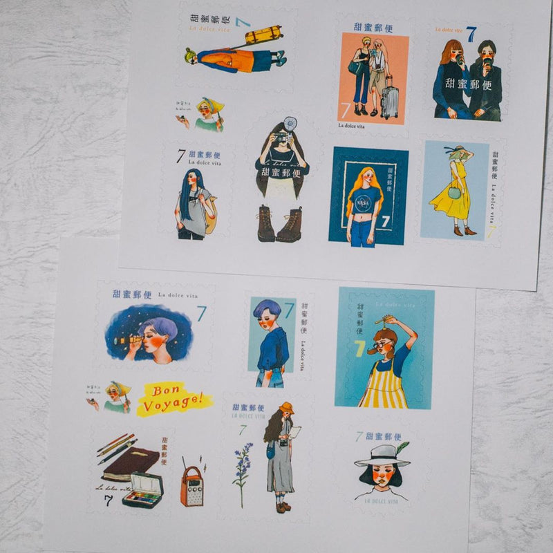 LDV Postage Stamp Stickers: Searching for Aurora