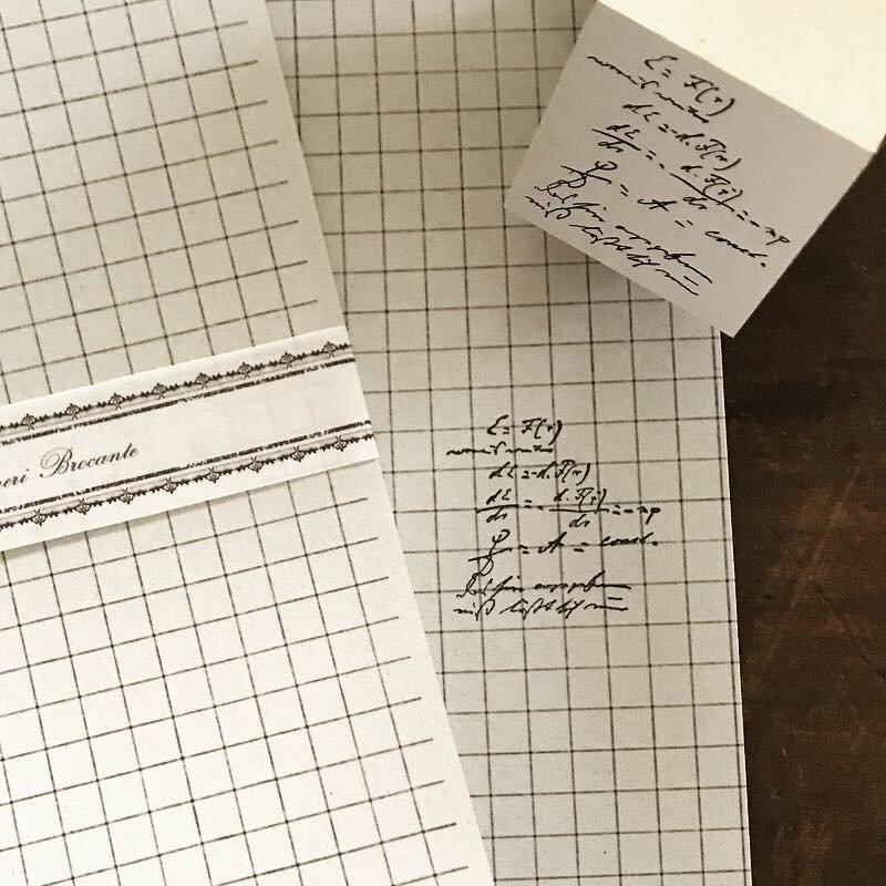 LampxPaperi Handwriting Formula Rubber Stamp
