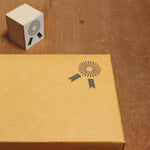 Mizushima Rosette Rubber Stamp