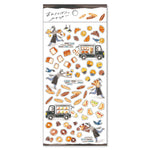 Clumsy Animal Washi Sticker - Bread and Dog