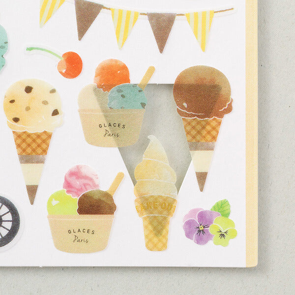 MD Washi Sticker Marché - Ice Cream