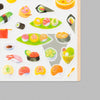 MD Washi Sticker Marché - Sushi