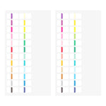 Midori Chiratto Index Labels - 24 Colours Vivid