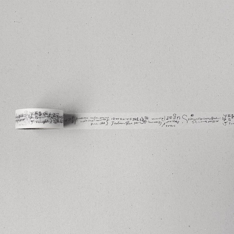 hase washi tape - Character (white)