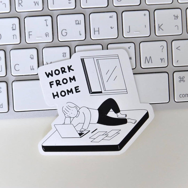 when I work Sticker Pack