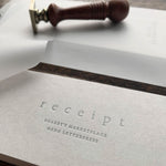 Oeda Letterpress Money Receipt