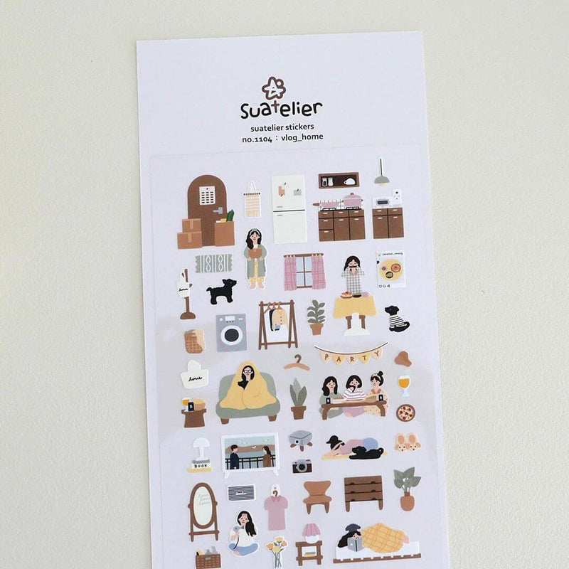 Suatelier Sticker - Vlog home
