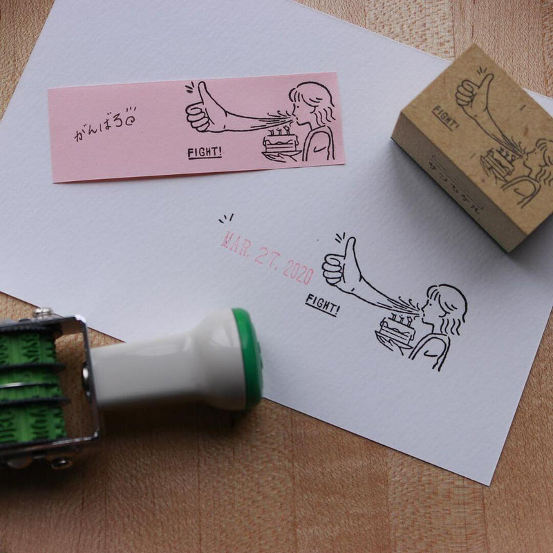 Nicoma Rubber Stamp - Fight!