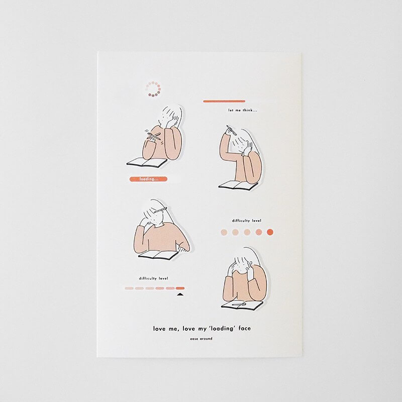 loading face Sticker Sheet