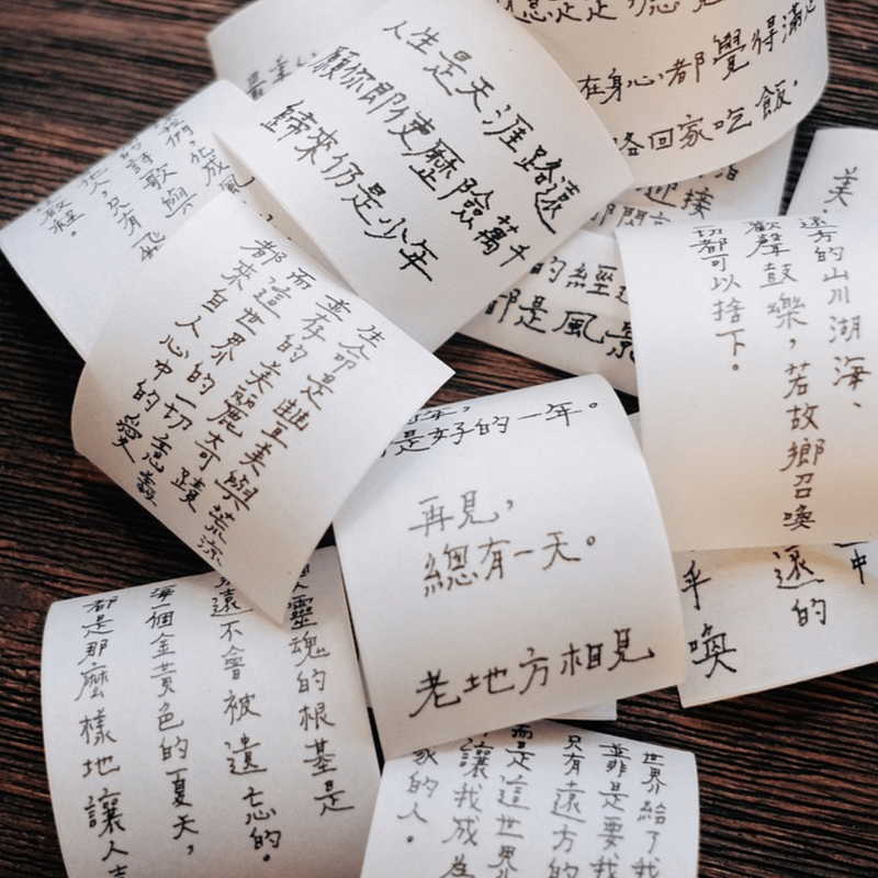 LDV Words Washi Tape: The Journal of the Solitude Trip