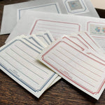 Oeda Letterpress Letterpress Sticker Set【Red & Blue】