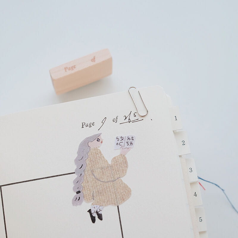 9pt Tiny Text Rubber Stamp