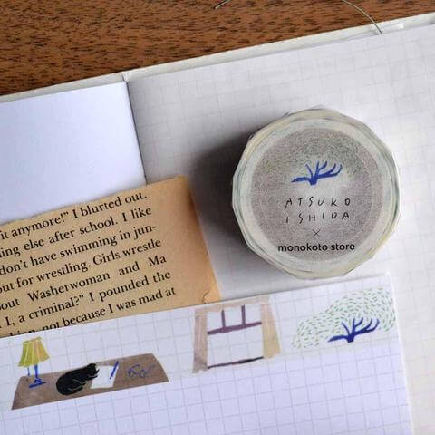 monokoto store x Atsuko Ishida Washi Tape - Afternoon