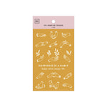 MU Gold Foil Print-On Sticker - G05 Hand Gestures