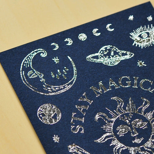 MU Silver Foil Print-On Sticker - S01 Magical World