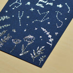 MU Silver Foil Print-On Sticker - S02 Constellations