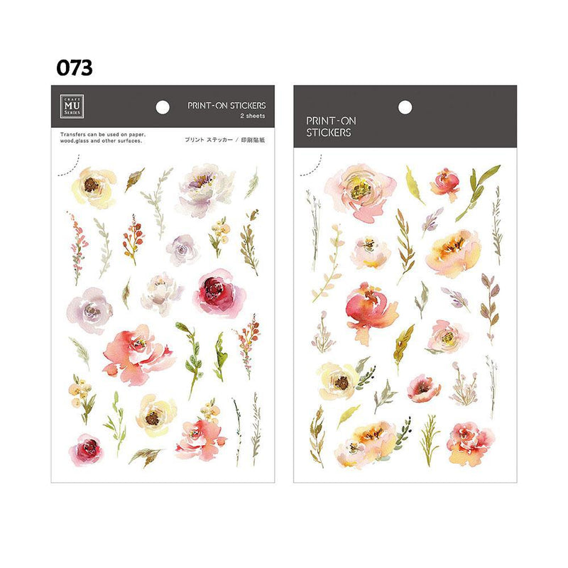 MU Print-On Sticker - Botanical Series V