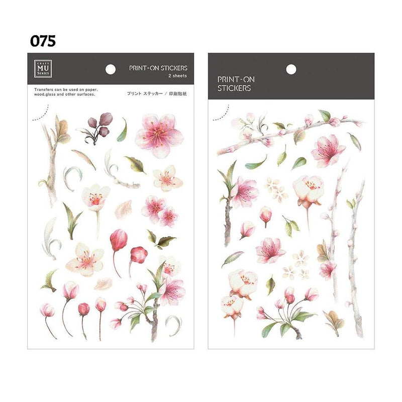 MU Print-On Sticker - Botanical Series V