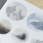 MU Print-On Sticker - Watercolour Illustration Series