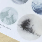 MU Print-On Sticker - Watercolour Illustration Series