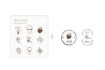 MU My Icon Clear Stamp Set - No. 14 (Forest Collection)