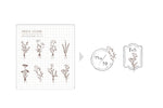 MU My Icon Clear Stamp Set - No. 16 (A Bouquet of)