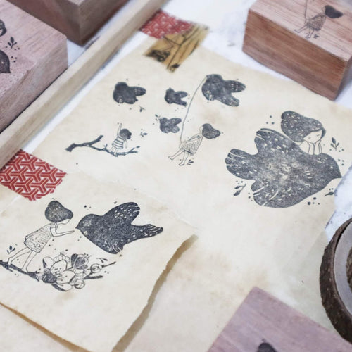 Black Milk Project Rubber Stamp - Birds Series