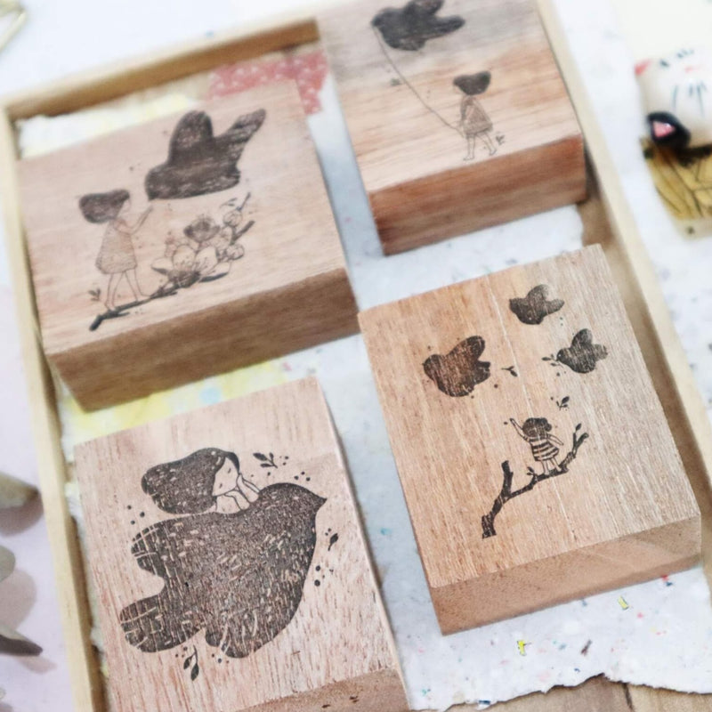 Black Milk Project Rubber Stamp - Birds Series