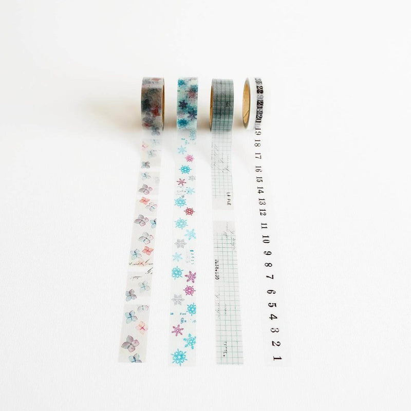 YOHAKU Clear Masking Tape | 017 Calendar