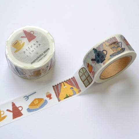 monokoto store x Atsuko Ishida Washi Tape - Cafe