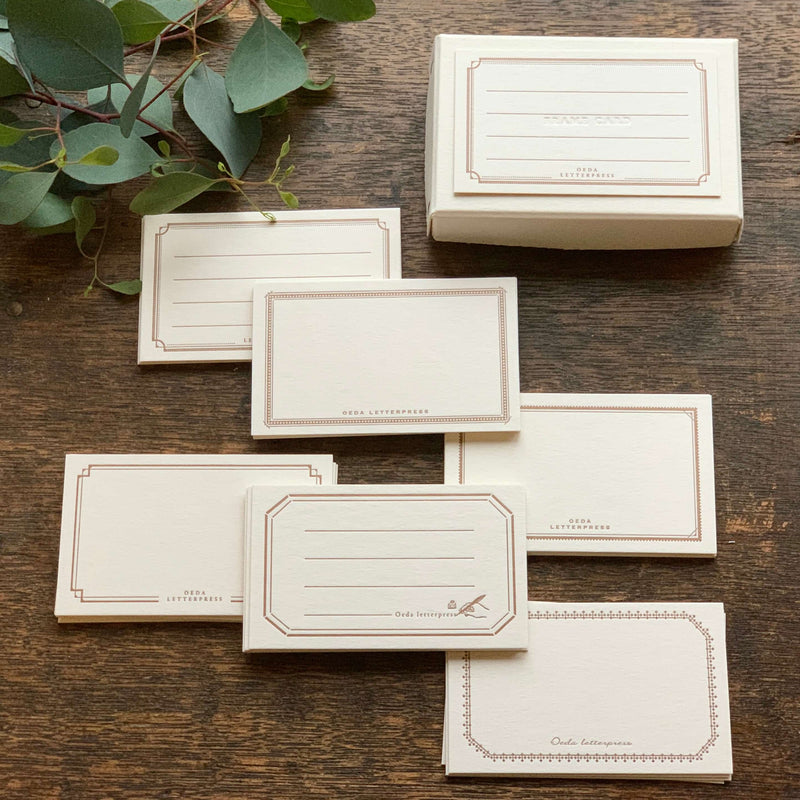 Oeda Letterpress Frame Card Box