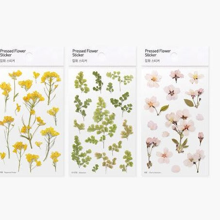 Press Flower Stickers Cherry Blosom