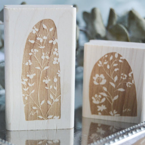 Jesslynnpadilla Rubber Stamp - Floral Arches (Love/Collect)