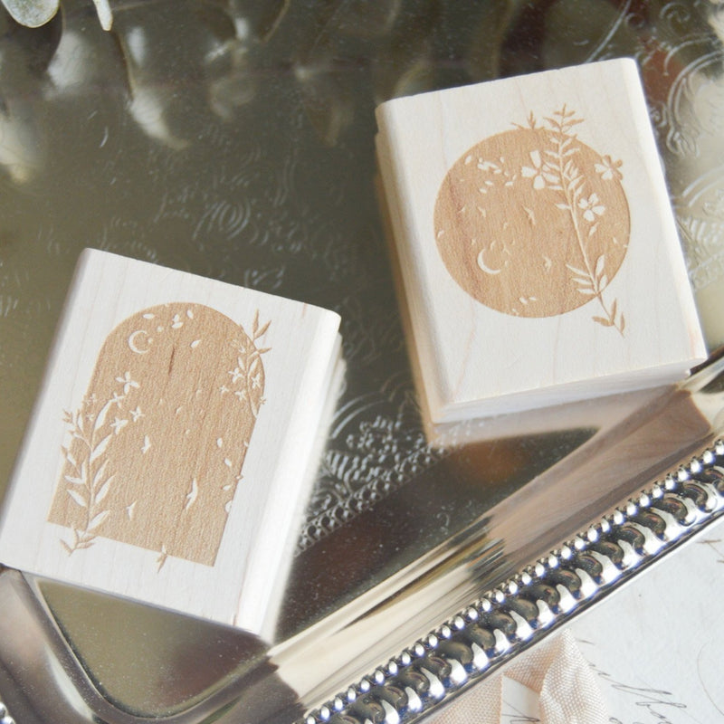 Jesslynnpadilla Rubber Stamp - Moon Reflection/Memoriam