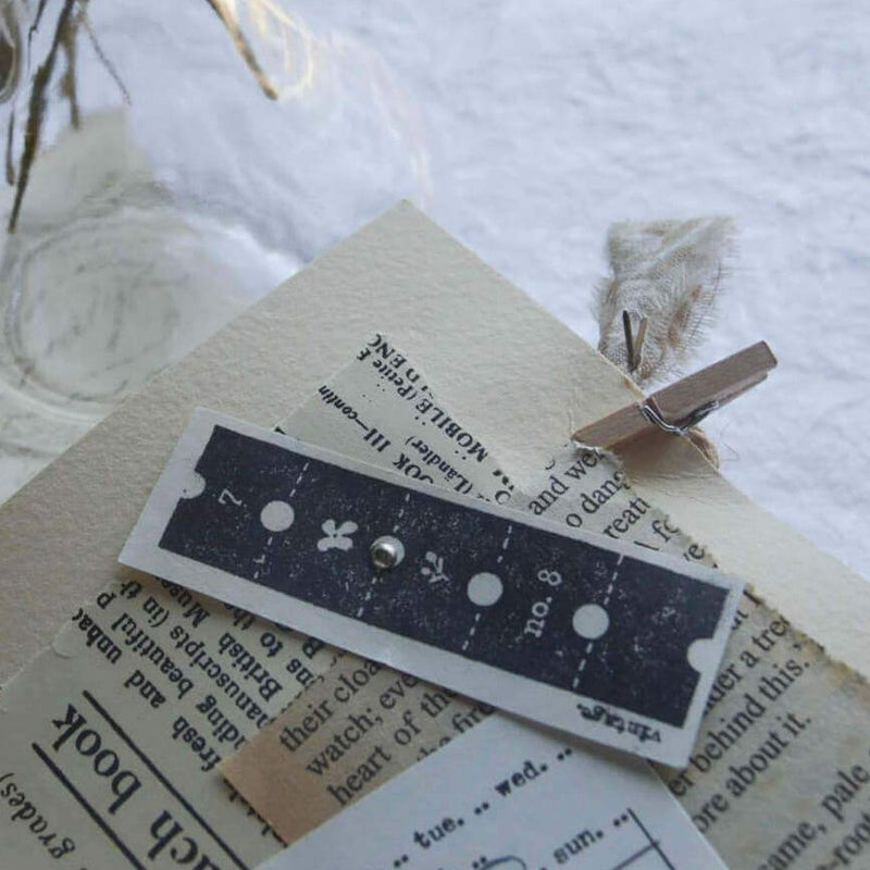 Jesslynnpadilla Rubber Stamp - Deco Vintage Ticket